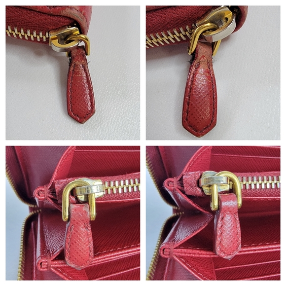 PRADA Saffiano Leather Zippy Long Wallet - Picture 6 of 11